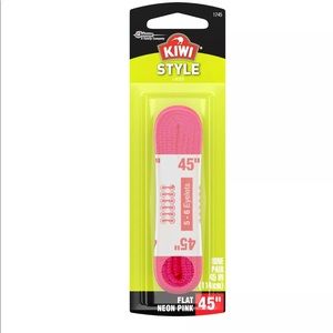 Kiwi® Style Flat Neon Pink 45" Laces
